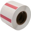 PANDUIT 熱転写プリンタ用回転ラベル 赤 印字部25.4mmX19.1mm ラベル数2500枚 R100X225V7T (品番:R100X225V7T)(...