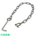 ■水本 グレーチング(U字溝用) ステンレス アンカー付チェーン チェーン長500mm (1袋入) D1:4mm (品番:AC-4)(注番8490236)・(送...