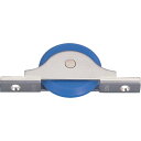 ヨコヅナ MC防音フラッター戸車ベアリング入MCナイロン 42mm V (品番:FMM-0429)(注番8496123)
