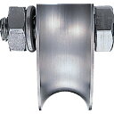 ヨコヅナ 440Cベアリング入ステンレス重量戸車 車のみ 75mm 溝R (品番:JCP-0751)(注番8496231)
