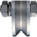 ヨコヅナ 440Cベアリング入ステンレス重量戸車 車のみ 75mm V (品番:JCP-0755)(注番8496233)