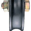 ヨコヅナ 鉄重量戸車 車のみ 105mm 溝R (品番:JHP-1051)(注番8496402)