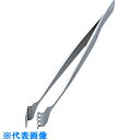 AS フラットピンセットNO.4WFG (品番:7-160-04)(注番8499922)・(送料別途見積り,法人・事業所限定,取寄)