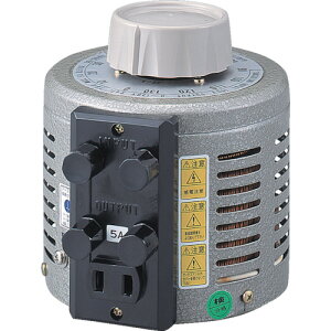 山菱　ボルトスライダー据置型　電圧計付　最大電流60A　入力電圧200V （品番:S-260-60M）（注番8500573）・（法人・事業所限定,直送元）