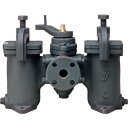 ヨシタケ ワンタッチ式W形(複式)ストレーナ(60メ) 80A (品番:SW-10S-60M-80A)(注番8504836)・(法人・事業所限定,直送元)