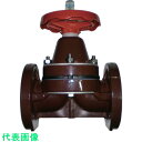 エスロン ダイヤフラム 本体:HT 隔膜:EPDM 10Kフランジ 50A (品番:DTEF50)(注番8506053)