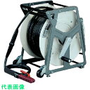 □ハタヤ 溶接ケーブルリール 30m HJ-338Rホルダーセット、キャスター付 (品番:EDR-3038)(注番8513248)・(送料別途見積り,法人・事業...