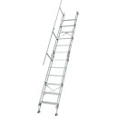 □ハセガワ アルミ仮設階段梯子 4.0m (品番:K-12-600)(注番8514764)
