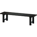 ハセガワ アルミ縁台 TG型 天板L120×W30×H30cm (品番:TG2.0-1230)(注番8515200)・(送料別途見積り,法人・事業所限定)【大型...