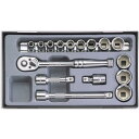 スエカゲ 3/8DR.ツールキット16PC (品番:PA3160)(注番8520313)・(送料別途見積り,法人・事業所限定,取寄)(4)