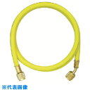 アサダ R410A用チャージングホースプラス2 244cm 黄 (品番:Y21508)(注番8521127)・(送料別途見積り,法人・事業所限定,取寄)