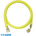 アサダ R12等用1/4 チャージングホース 1000cm 黄 ムシ押し付 (品番:Y22100M)(注番8521144)・(送料別途見積り,法人・事業所限定,取寄)