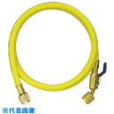 アサダ R410A用チャージングホースプラス2 ボールバルブ付 244cm 黄 (品番:Y29008)(注番8521156)・(送料別途見積り,法人・事業所限定,取寄)