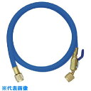 アサダ R410A用チャージングホースプラス2 ボールバルブ付 152cm 青 (品番:Y29205)(注番8521162)・(送料別途見積り,法人・事業所限定,取寄)