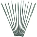ツボサン 精密ヤスリ 12本組 セット #3(#6より荒い) (品番:ST01253T)(注番8528785)・(送料別途見積り,法人・事業所限定,取寄)