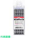 □サンフラッグ 四角ビット10本組 プラケース入り #3X85 (品番:13-FW)(注番8535378)・(送料別途見積り,法人・事業所限定,取寄)