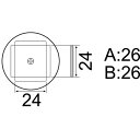 白光 ノズル PLCC 25mmX25mm （68ピン） （品番:A1137B）（注番8536741） （送料別途見積り,法人 事業所限定,取寄）