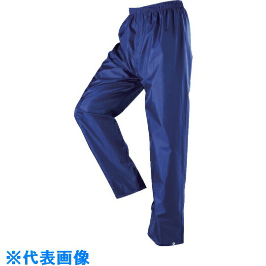 川西　メッシュ付レインパンツ　ネイビー　LLサイズ 《5本入》（品番:3950NB-LL）（注番8545579×5]・（送料別途見積り,法人・事業所限定,取寄）