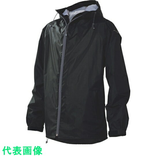 マック レイントラックジャケット ブラック4L (品番:AS-900594L)(注番8545720)・(送料別途見積り,法人・事業所限定,直送)