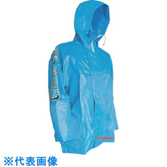 トオケミ キャプテンスター・パーカ ブルーL (品番:182-BL-L)(注番8551545)・(送料別途見積り,法人・事業所限定,取寄)