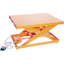 TRUSCO テーブルリフト1000kg 電動Bねじ式 DC24Vバッテリー専用 650×1050 (品番:HDL-L100610V-D2)(注番8553361...