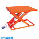 TRUSCO テーブルリフト1000kg 電動Bねじ式 DC24Vバッテリー専用 650×1200 (品番:HDL-L100612V-D2)(注番8553362...