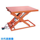 TRUSCO テーブルリフト500kg 電動Bねじ式 DC24Vバッテリー専用 800×1200 (品番:HDL-L50812V-D2)(注番8553374)・...