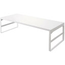LIHIT デスクボード 机上台(幅590mm・ハイタイプ) 白 (品番:A7333-0)(注番8559802)