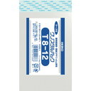 HEIKO OPP袋 テープ付き クリスタルパック T8-12 100枚入り (品番:6740500-T8-12)(注番8562717)(3)