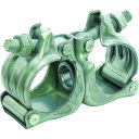 TRUSCO ZAM製 単管同径クランプ 自在 Φ48.6XΦ48.6 (品番:TCDJ-ZAM)(注番8563561)