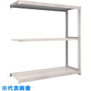 TRUSCO スチールラック M3型中量棚 1200×1121×H1800 3段 連結 ネオグレー (品番:M3-64123B-NG)(注番8564000)・(送料別途見積り,法人・事業所限定)【大型】