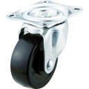 TRUSCO キャスター TYGシリーズ 自在 ゴム車 25mm (品番:TYG-25)(注番8564098)