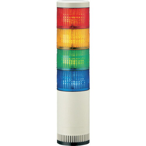 パトライト　シグナルタワー　LED大型積層信号灯 （品番:LGE-410FB-RYGB）（注番856 ...