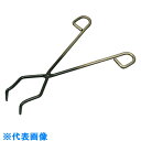 フロンケミカル フッ素樹脂コーティングトングス 小 膜厚約50μ (品番:NR0371-001)(注番8569371)・(送料別途見積り,法人・事業所限定,取寄...