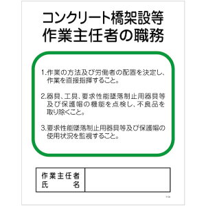 □グリーンクロス Pー36 コンクリート橋架設等作業主任者の職務 (品番:1145110136)(注番8570794)・(送料別途見積り,法人・事業所限定,取寄)