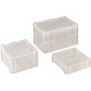 KENIS クリアコンテナー (品番:3-338-0081)(注番8571597)・(送料別途見積り,法人・事業所限定,直送)