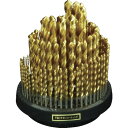 ISF TINコーティング コバルト正宗ドリル 100本組セット (回転台付) (品番:TCOD-100RS)(注番8587531)・(法人・事業所限定,直送元...