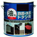 ニッぺ 塗料 油性鉄部・木部・トタン用 3.2L ブラックチョコレート HYJ094-3.2 (品番:4976124097522)(注番8599404)