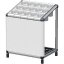 ぶんぶく スリーブ式アンブレラスタンド15本用幕板付 クールグレー (品番:US-Z-SLV15C-CGY)(注番8642063)・(法人・事業所限定,直送元)