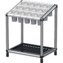 ぶんぶく スリーブ式アンブレラスタンド15本用 クールグレー (品番:US-Z-SLV15-CGY)(注番8642064)・(法人・事業所限定,直送元)