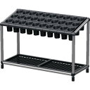 ぶんぶく スリーブ式アンブレラスタンド30本用 ブラック (品番:US-Z-SLV30-BK)(注番8642067)・(法人・事業所限定,直送元)
