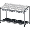 ぶんぶく スリーブ式アンブレラスタンド30本用 クールグレー (品番:US-Z-SLV30-CGY)(注番8642070)・(法人・事業所限定,直送元)