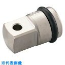 TONE インパクト用ソケットアダプター 差込角6.35凹×9.5凸 全長22mm (品番:NA23HP)(注番8642747)・(送料別途見積り,法人・事業所...