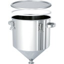 MONOVATE ホッパー型 PTFEパッキン付密閉容器 4L (品番:HT-CTH-PTFE-18)(注番8666645)・(法人・事業所限定,直送元)