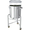 MONOVATE 片テーパー型 PTFEパッキン付密閉容器 脚付 65L (品番:KTT-CTH-L-PTFE-43)(注番8666714)・(法人・事業所限定...