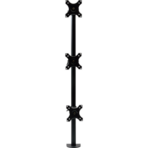 サンコー　縦型3面ロングポールモニターアーム （品番:MARM196FB）（注番8688163）