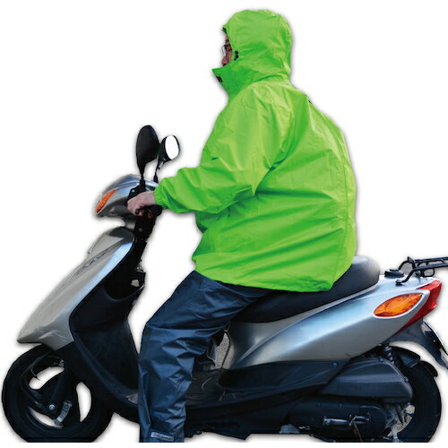 トオケミ　上下組レインスーツ　アリアバックパッカー　ライム （品番:7890-BP-LIME-M）（注番2463790）・（送料別途見積り,法人・事業所限定,直送）