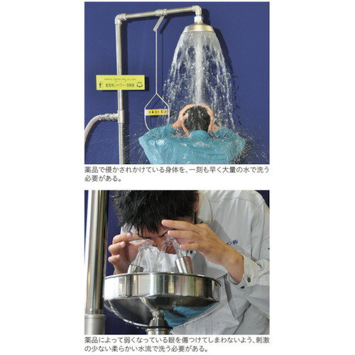 日本エンコン　緊急用洗眼器 （品番:450FS）（注番8192962） 3