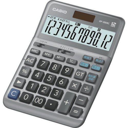 カシオ　軽減税率電卓（デスクタイプ） （品番:DF-200RC-N）（注番2506402）