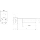 YAHATA　六角穴付きボルト半ねじ　黒色酸化被膜　M18X200　（3本入） （品番:4571149328509） （注番2743928）・ （送料別途見積り,法人・事業所限定,取寄） 2